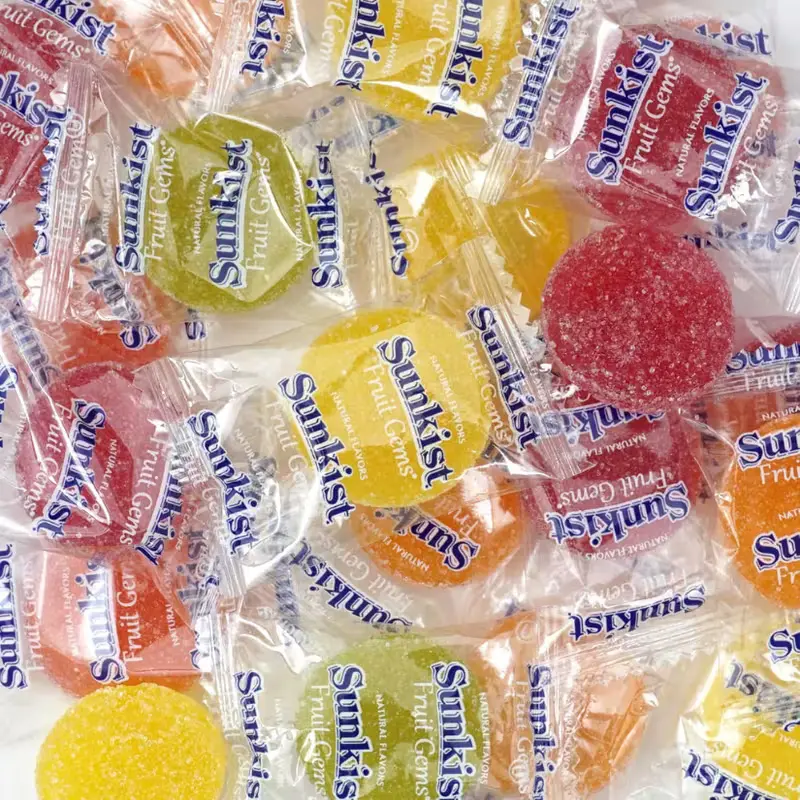 Sunkist Fruit Gems - Fruit Gems, Soft Candy Individually Wrapped